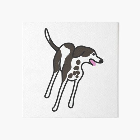 Item preview, grey hound dog  designed and sold by kateyangdesign.