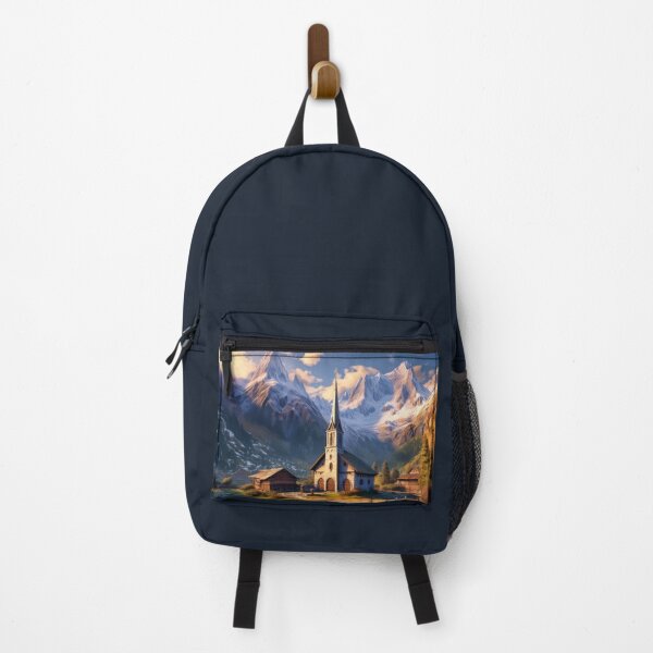 Item preview, Church in the Snow Capped Mountains designed and sold by Kathy Weaver.