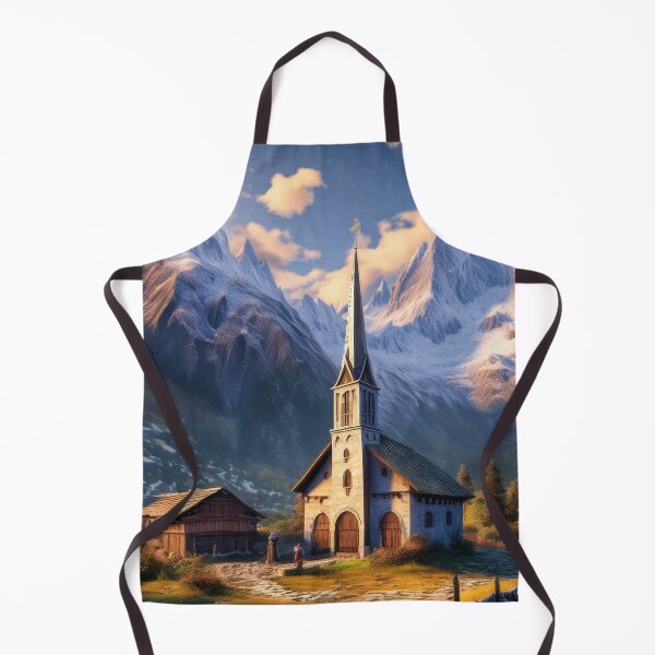 Item preview, Church in the Snow Capped Mountains designed and sold by Kathy Weaver.