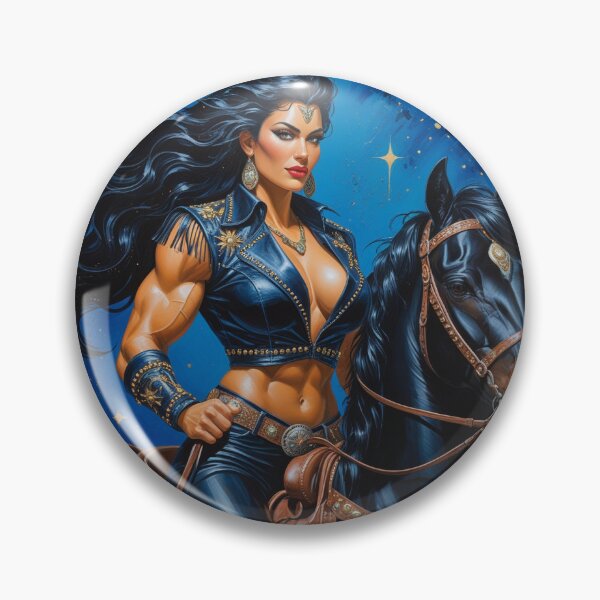 Item preview, Goddess of the Night riding her horse designed and sold by Shapeshifter797.