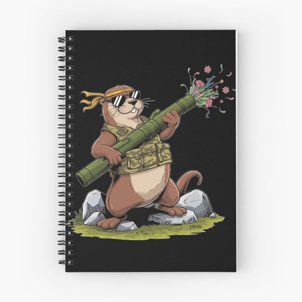 Item preview, Commando otter flowers bazooka designed and sold by AnstuStyles.