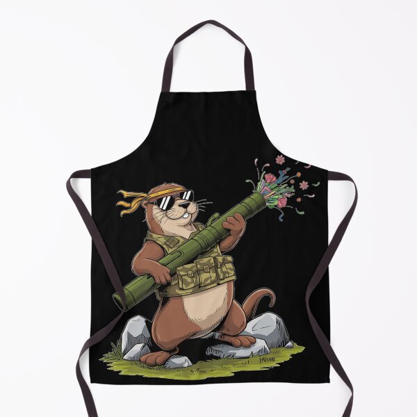 Item preview, Commando otter flowers bazooka designed and sold by AnstuStyles.