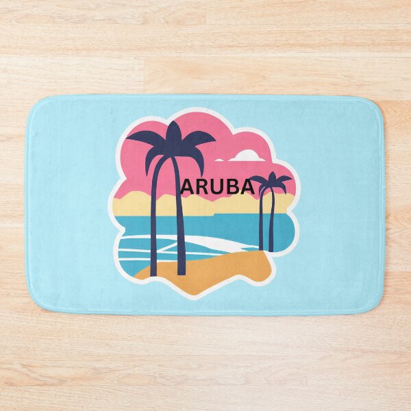 Item preview, aruba sunset graphic designed and sold by seahorse crossing.