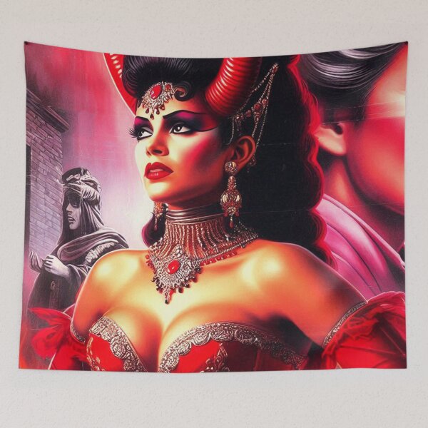 Item preview, Devilish Woman designed and sold by PulpVintage.