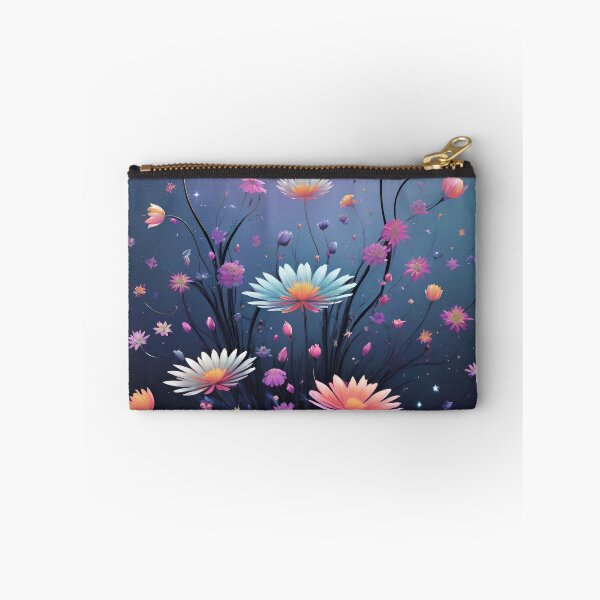 Item preview, Ethereal Cosmic Flower Garden – Dreamy Floral Artwork with Starry Glow designed and sold by Freestyle Designs.
