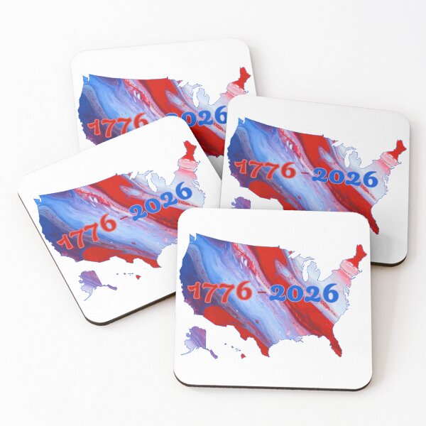 Item preview, America 1776-2026 - Flow Art / Pour Painting - jdp-04-0035 designed and sold by ANomadDesigns.