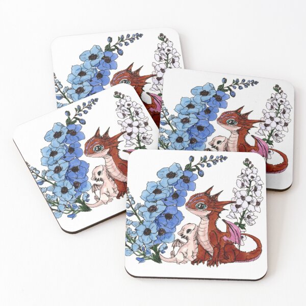Item preview, Delphinium Dragon designed and sold by Scribbles & Doodles by Jinx.