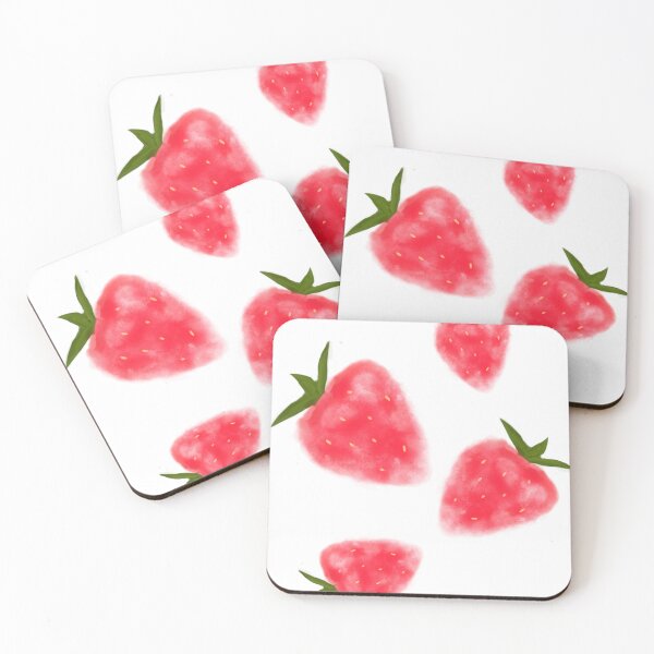 Item preview, Watercolor Strawberries designed and sold by oodledodoodles.