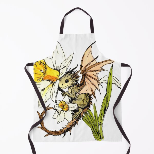 Item preview, Shy Daffodil Dragon designed and sold by Scribbles & Doodles by Jinx.