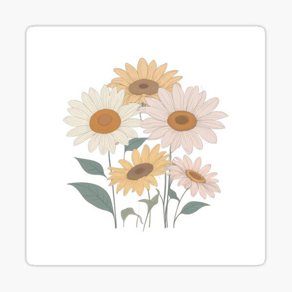 Item preview, Vintage Wildflower Daisy Illustration designed and sold by Fil_Store.