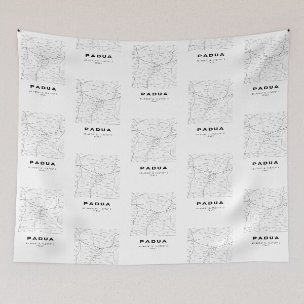 Item preview, Minimalist Padua Map Art - Italy City Coordinates Design designed and sold by RM-Journey.