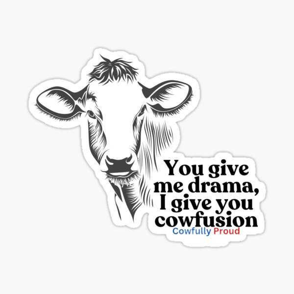 Vista previa del artículo con la obra «Marca para amantes de las vacas: Cowfully Proud», diseñado y vendido por CowfullyProud.