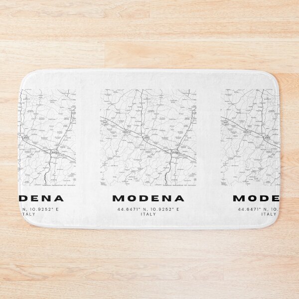 Item preview, Minimalist Modena Map Art - Italy City Coordinates Design designed and sold by RM-Journey.