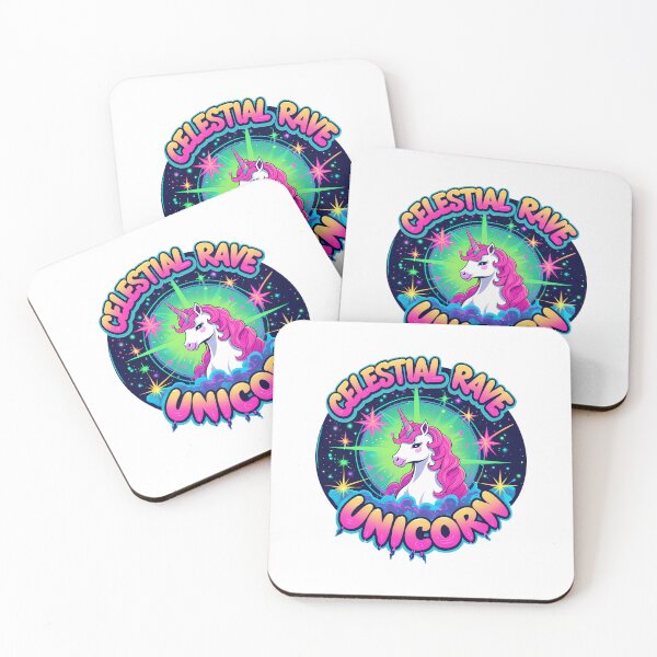 Item preview, Celestial Rave Unicorn designed and sold by zoughlal.