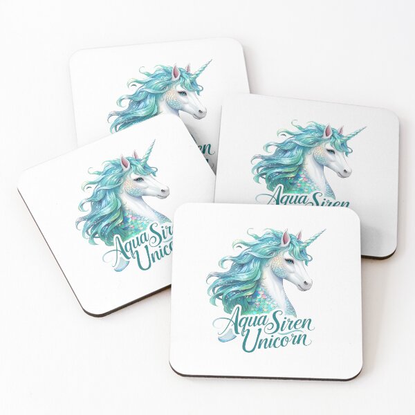Item preview, Aqua Siren Unicorn designed and sold by zoughlal.