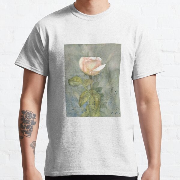 Artikel-Vorschau von Rosa Rose – Original Aquarell Kunstdruck, designt und verkauft von Furry Friends Watercolors.