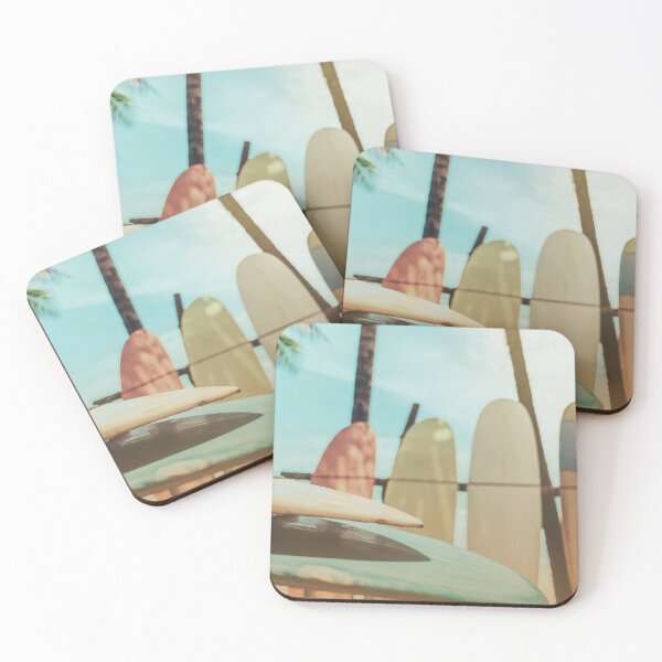 Item preview, Retro Pastel Surfboards on the Beach  designed and sold by CountyKent.