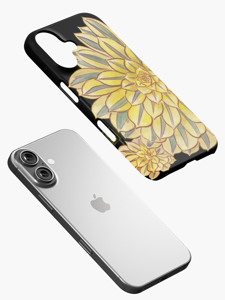 Thumbnail 2 of 4, iPhone Case, Succulent Jewels: Aeonium Sunburst designed and sold by audreysargent.