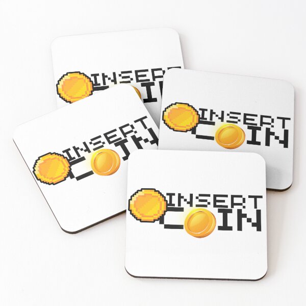 Item preview, Insert Coin – Retro Arcade Gaming  designed and sold by Zuriel Hargrove.