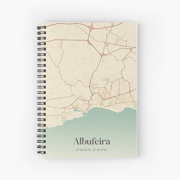 Aperçu de l'œuvre Carte vintage d'Albufeira, Portugal. créée et vendue par rezona-nl.