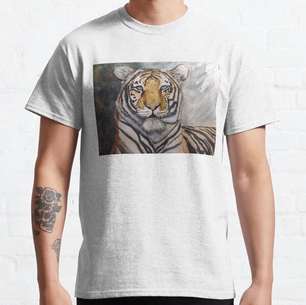 Item preview, Tiger Stare  – Original Watercolor Art Print designed and sold by Furry Friends Watercolors.