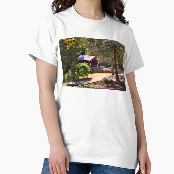 Item preview, Campbell's Covered Bridge In The Fall designed and sold by LisaWootenPhoto.