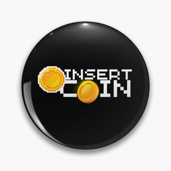 Item preview, Insert Coin – Retro Arcade Gaming  designed and sold by Zuriel Hargrove.