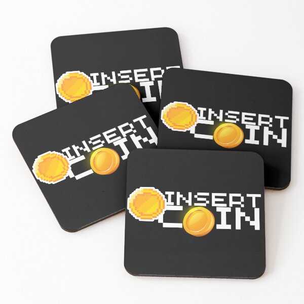 Item preview, Insert Coin – Retro Arcade Gaming  designed and sold by Zuriel Hargrove.