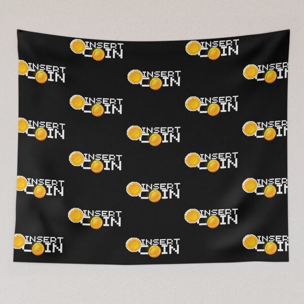 Item preview, Insert Coin – Retro Arcade Gaming  designed and sold by Zuriel Hargrove.