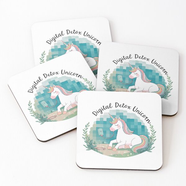 Item preview, Digital Detox Unicorn designed and sold by zoughlal.
