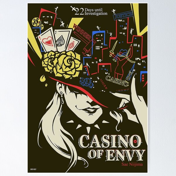 Item preview, Casino Of Envy Sae Niijima designed and sold by lennytravers.