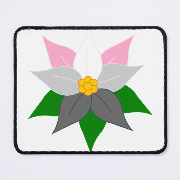 Item preview, Poinsettia Pride Flag Demigirl designed and sold by HarveyHandcraftsandDesigns.