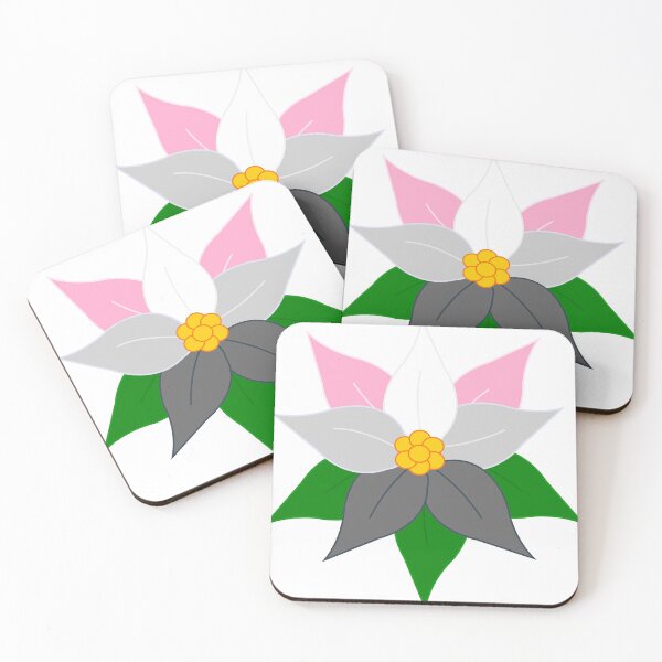 Item preview, Poinsettia Pride Flag Demigirl designed and sold by HarveyHandcraftsandDesigns.