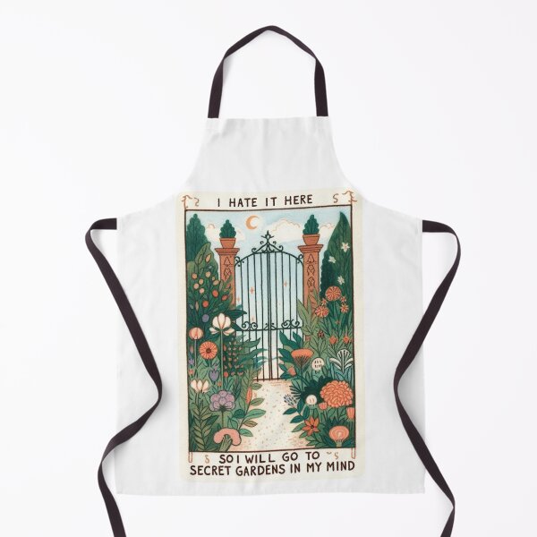 Item preview, I hate it here so I will go to Secret gardens in my mind - Taylor Swift - Tarot Card designed and sold by Gautamaa.