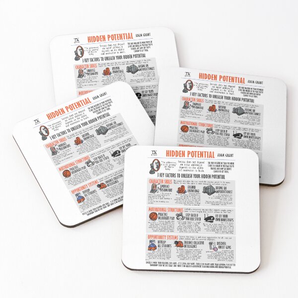 Item preview, Visual Summary Hidden Potential (Adam Grant) designed and sold by TKsuited.