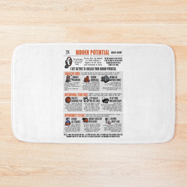 Item preview, Visual Summary Hidden Potential (Adam Grant) designed and sold by TKsuited.