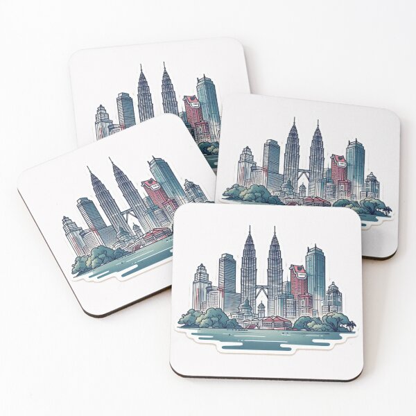 Item preview,  Malaysia’s 7 Iconic Views – Cute & Seasonal 3D Sketch ,  designed and sold by PaintMeWorld.