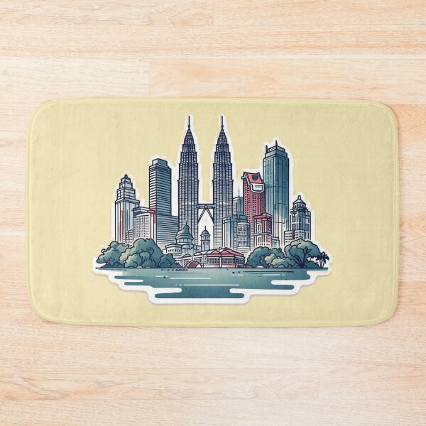 Item preview,  Malaysia’s 7 Iconic Views – Cute & Seasonal 3D Sketch ,  designed and sold by PaintMeWorld.