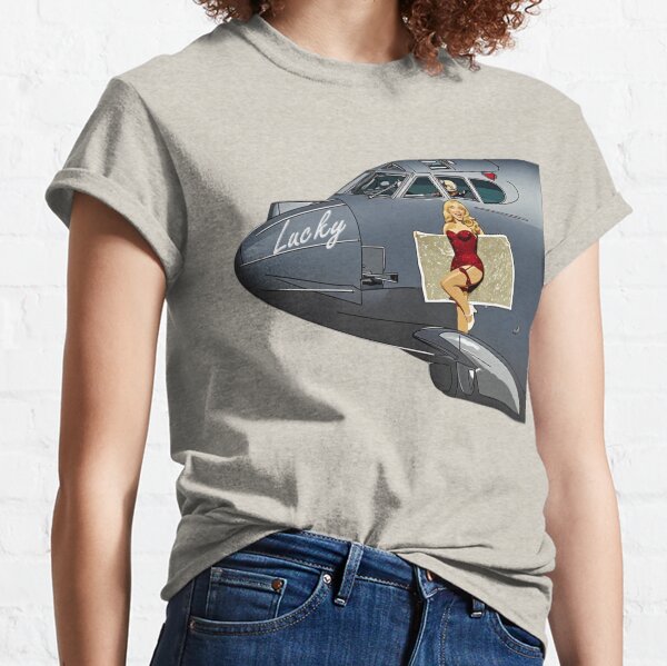Item preview, Lucky Pinup Bomber designed and sold by 23rd-Studios.