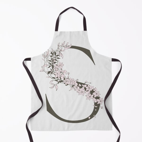 Item preview, Elegant Letter S with Beautiful Floral Decoration designed and sold by GoldPerl.