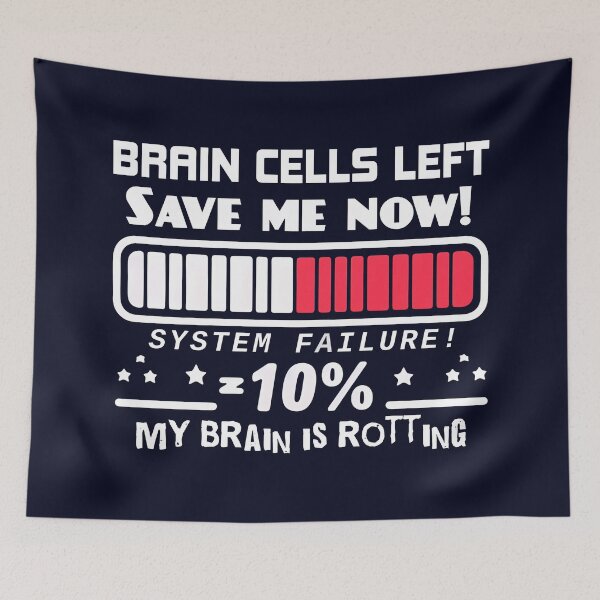 Item preview, My Brain is Rotting A Dark Digital Decline designed and sold by SplashTastic.