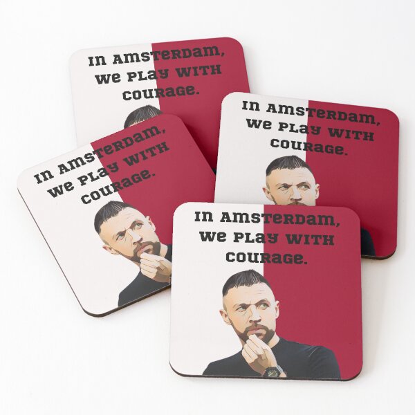 Item preview, Francisco Farioli Football Quote – Play With Courage designed and sold by GeniusCoachMerch.