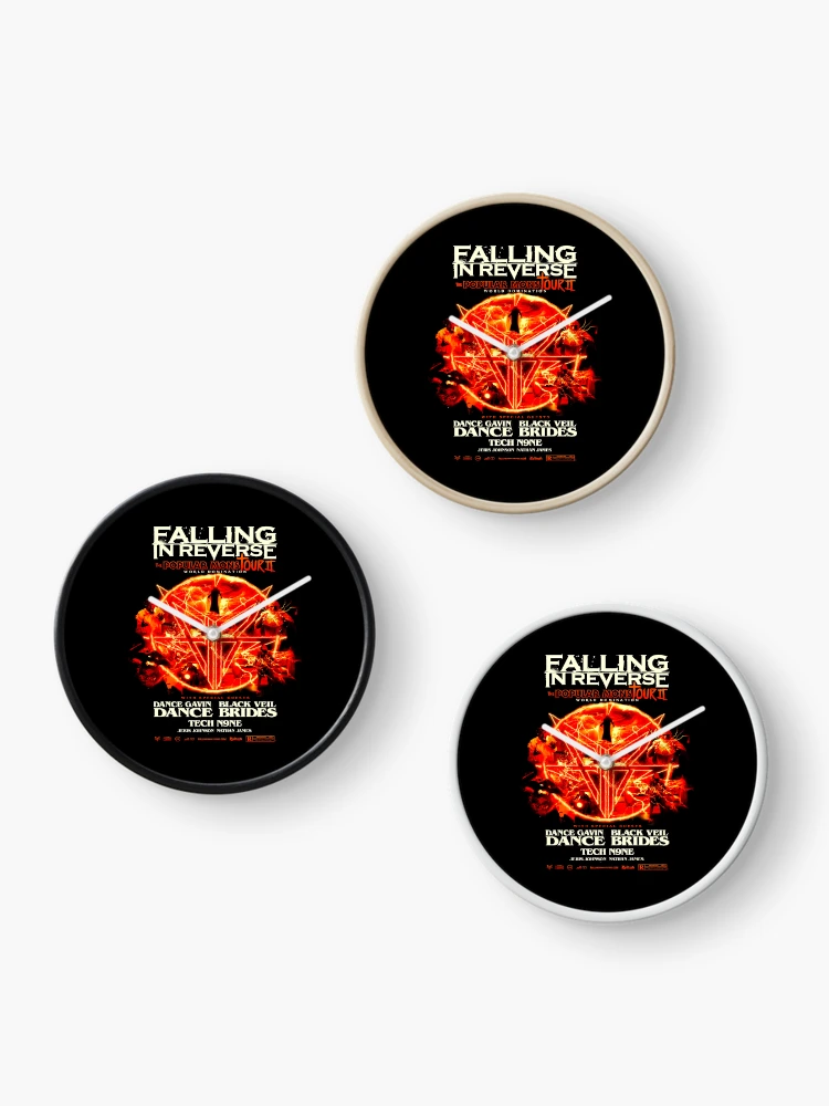 Thumbnail 3 of 4, Clock, Falling In Reverse designed and sold by Design-Pricks.