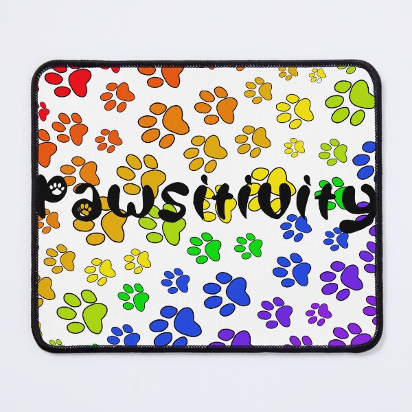 Item preview, Rainbow Pawsitivity- white designed and sold by QueenS-Gallery.