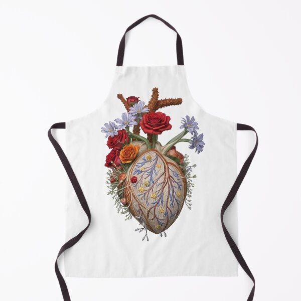 Item preview, Floral Heart in bloom - Botanical Anatomy designed and sold by pixelated_echoes.