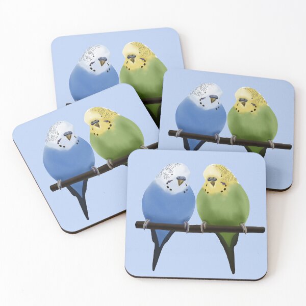 Item preview, Sweet Parakeets designed and sold by Atelier Jasmin Schwarz.