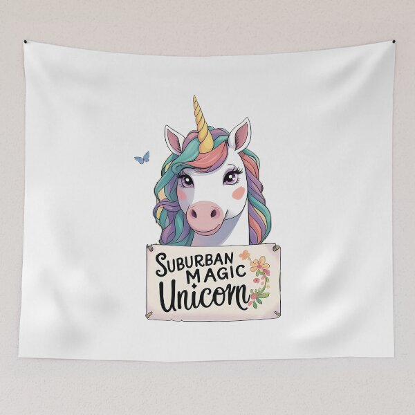 Item preview, Suburban Magic Unicorn designed and sold by zoughlal.