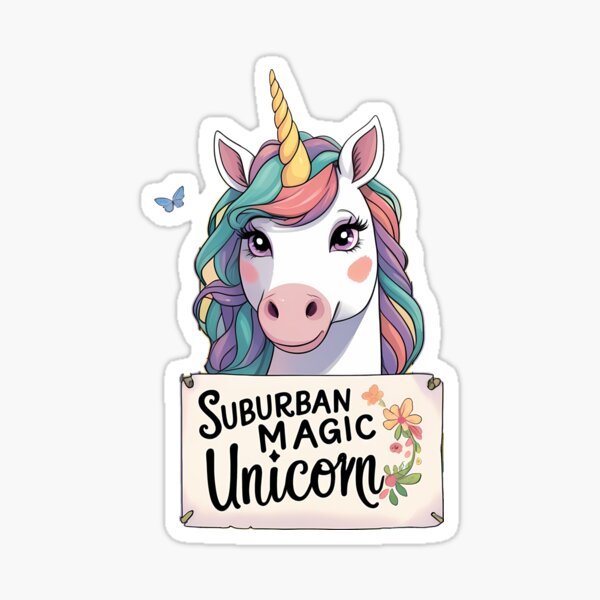 Item preview, Suburban Magic Unicorn designed and sold by zoughlal.