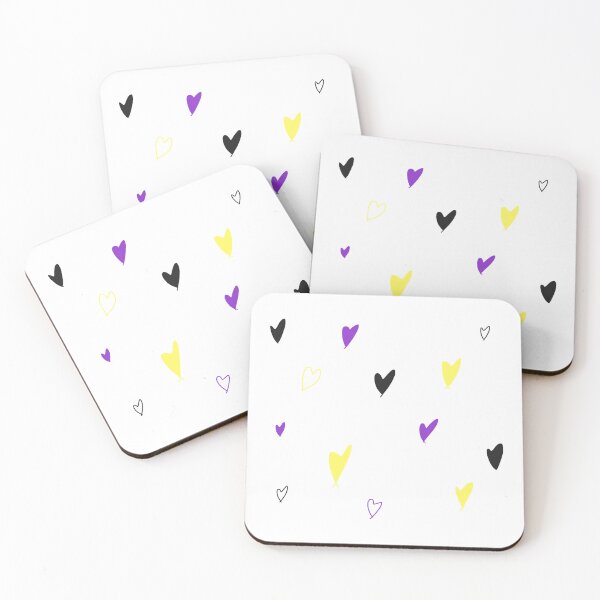 Item preview, Nonbinary Doodle Hearts designed and sold by STocelot.