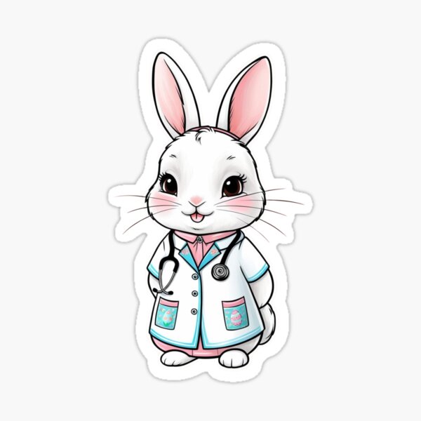 Item preview,  Nurse Bunny designed and sold by Nature's Palette.